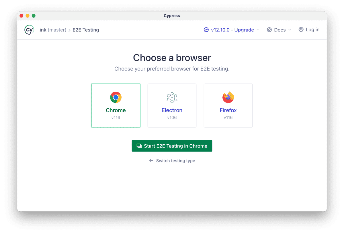 Choose browser